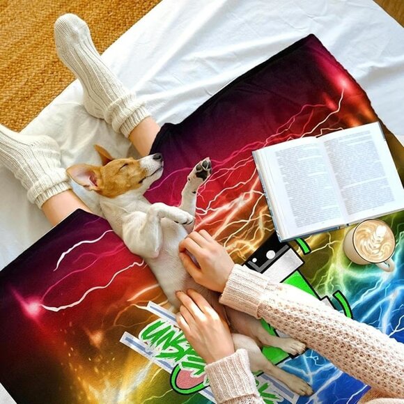 Unspeakable Cartoon Blanket Super Soft Flannel Fleece Blankets for Kids 60"*50" - Picture 3 of 6